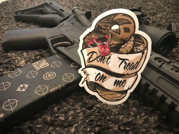 Don’t tread on me Sticker 2 pack