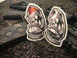 V2 2nd round and the Cati round combo sticker 2 pack