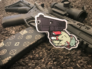 Cold undead hands sticker 2 pack
