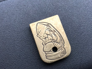 The 2nd Round brass Glock mag plate!  (Can have up to 3 week lead time)