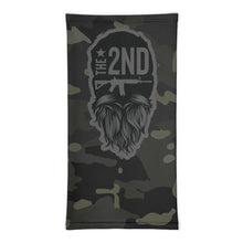 Black multi 2nd patriot Neck Gaiter (face shields ship separate from other orders)