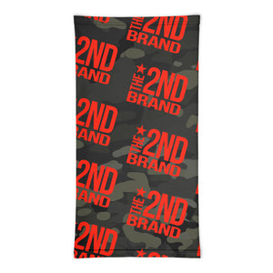 RED 2nd Brand logo on black multi (face shields ship separate from other orders)